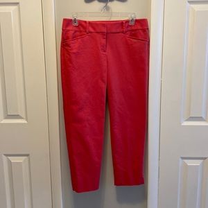 Loft Crop Pants Coral Pink 4